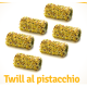 TWILL PISTACCHIO TARTE TUBULARE CU DECOR GRANULE FISTIC L55MM 200BUCATI PER CUTIE